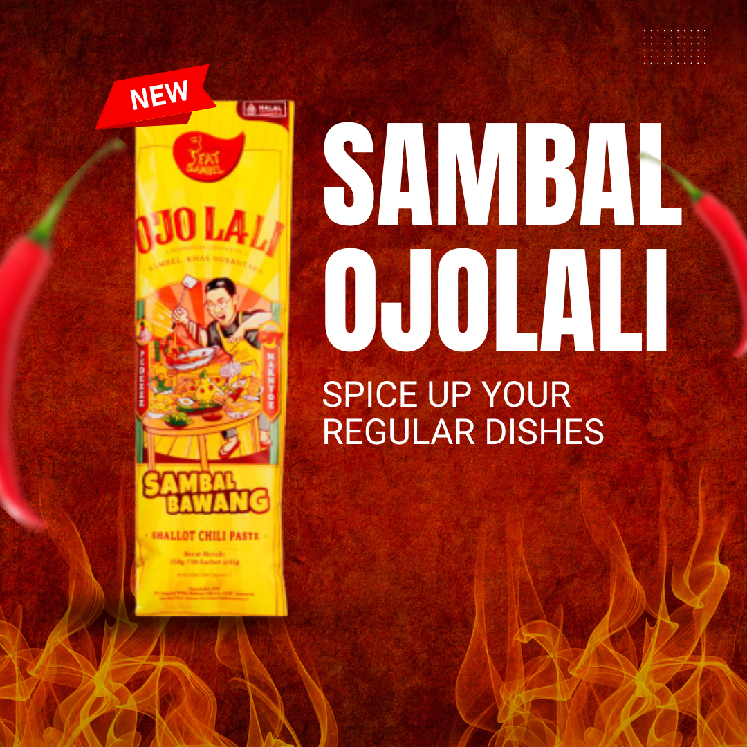 Sambal Bawang Ojolali (Shallot chilli sauce) - 15 Sachets