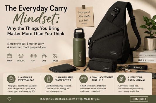 The Everyday Carry Mindset: Why the Things You Bring Matter More Than You Think - Bumibox
