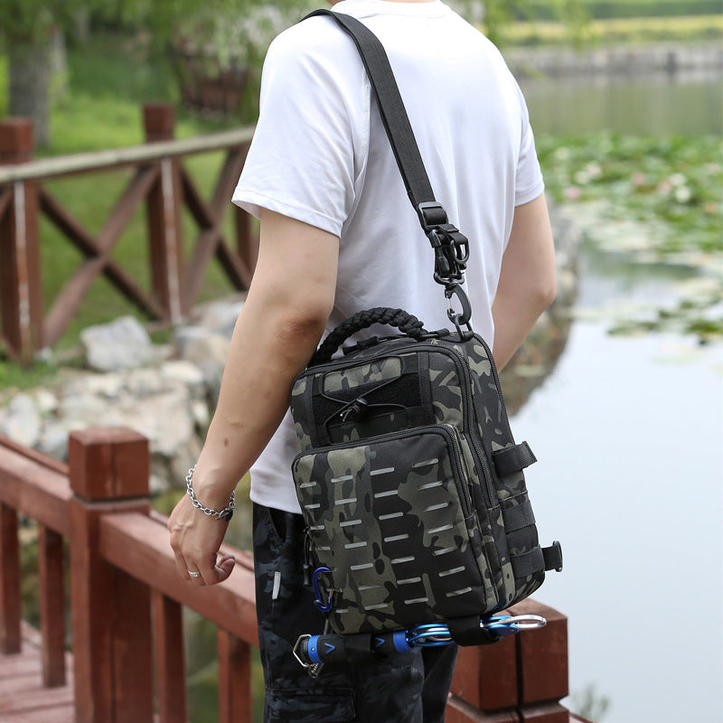 Bumibox Crossbody Fishing Rod & Gear Backpack
