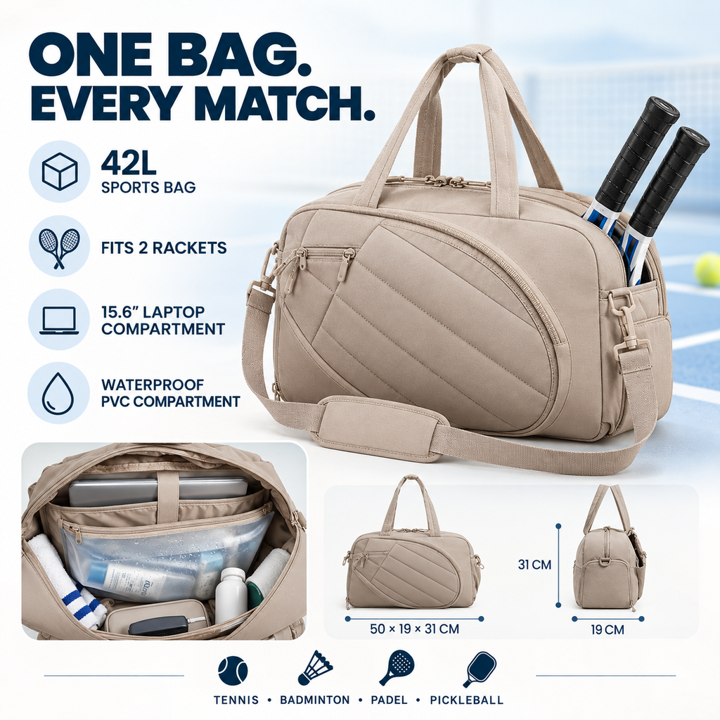 Cavano Fleur 42L Racket Sports Bag