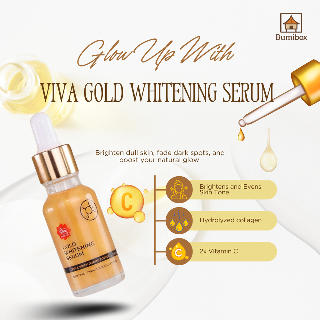 VIVA Gold Whitening Serum 20ml – Triple Brightening Power
