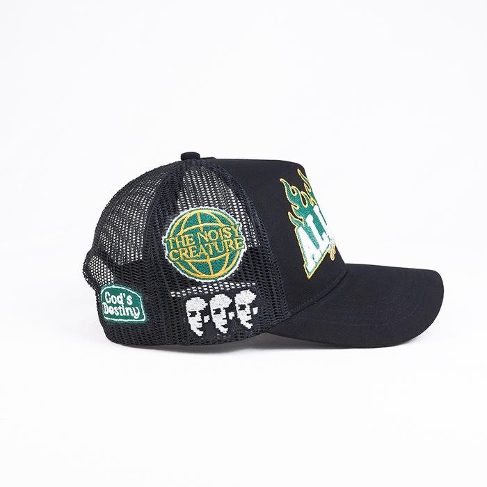 Allhood Human Race Embroidered Trucker Cap - Bumibox