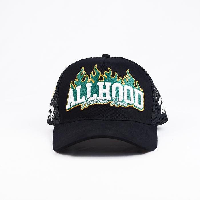 Allhood Human Race Embroidered Trucker Cap - Bumibox
