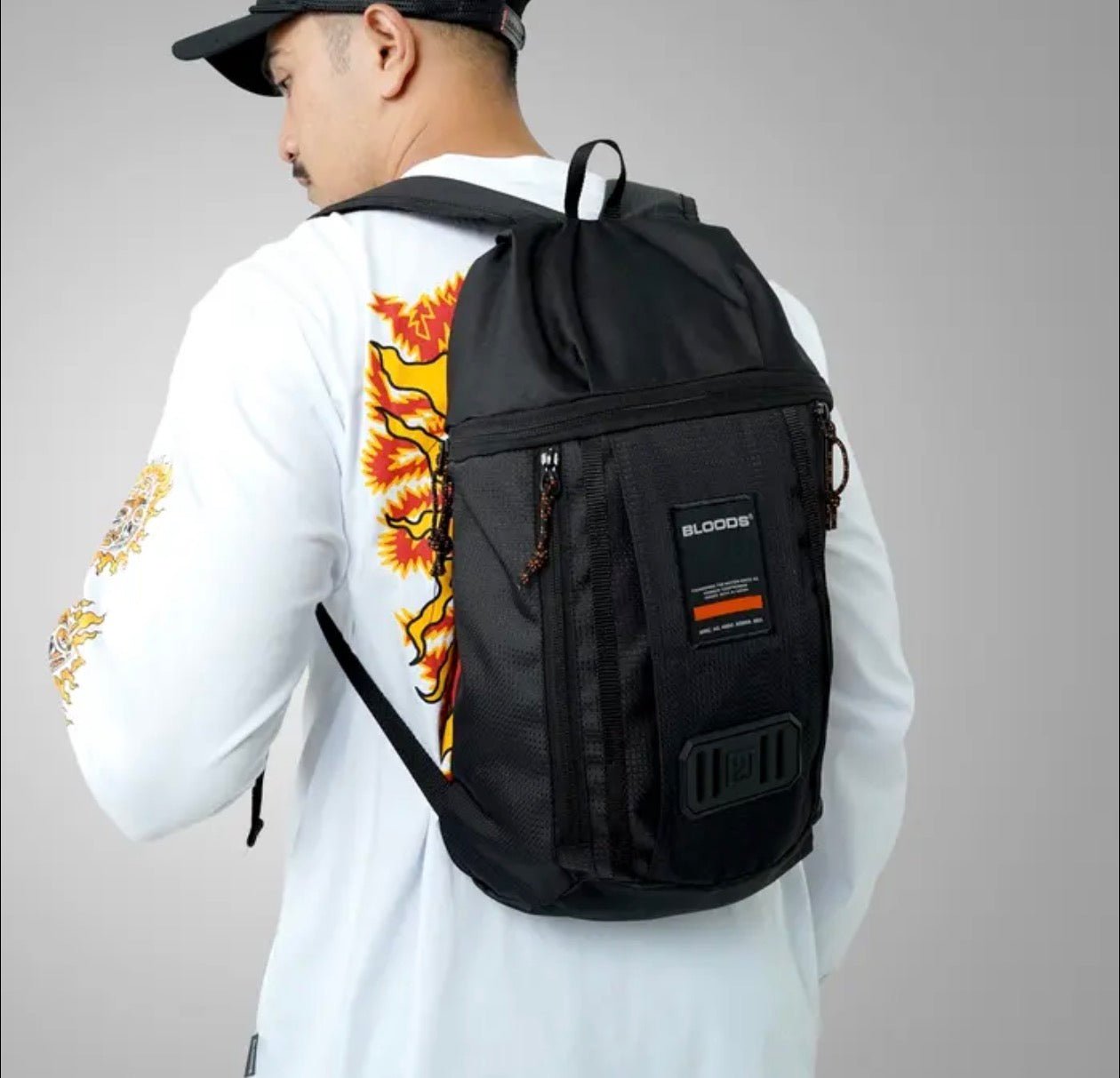 Bloods Series Backpack – Halden 01 (Black) - Bumibox