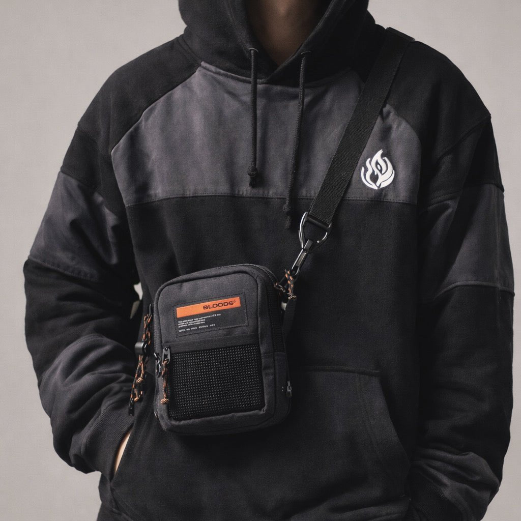 Bloods Series Sling Bag – Madden 01 Black - Bumibox