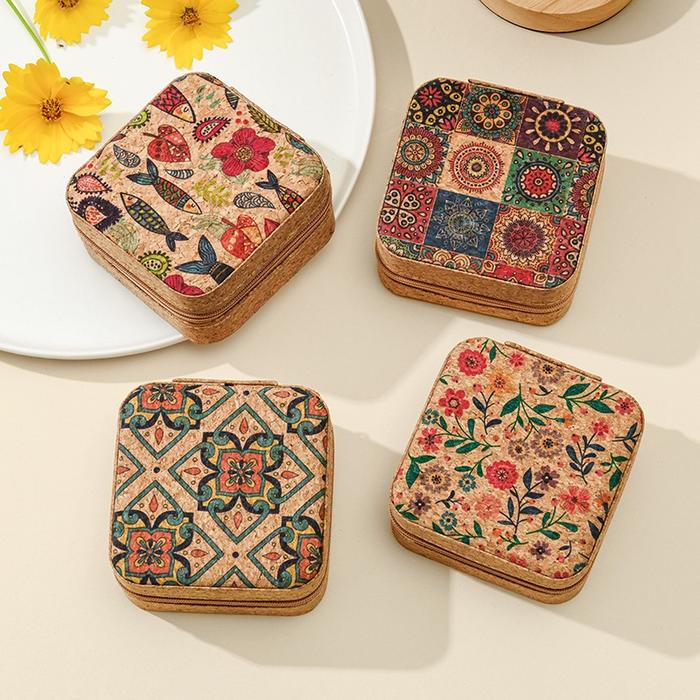 Celvanes Batik Mini Travel Jewellery Case - Bumibox