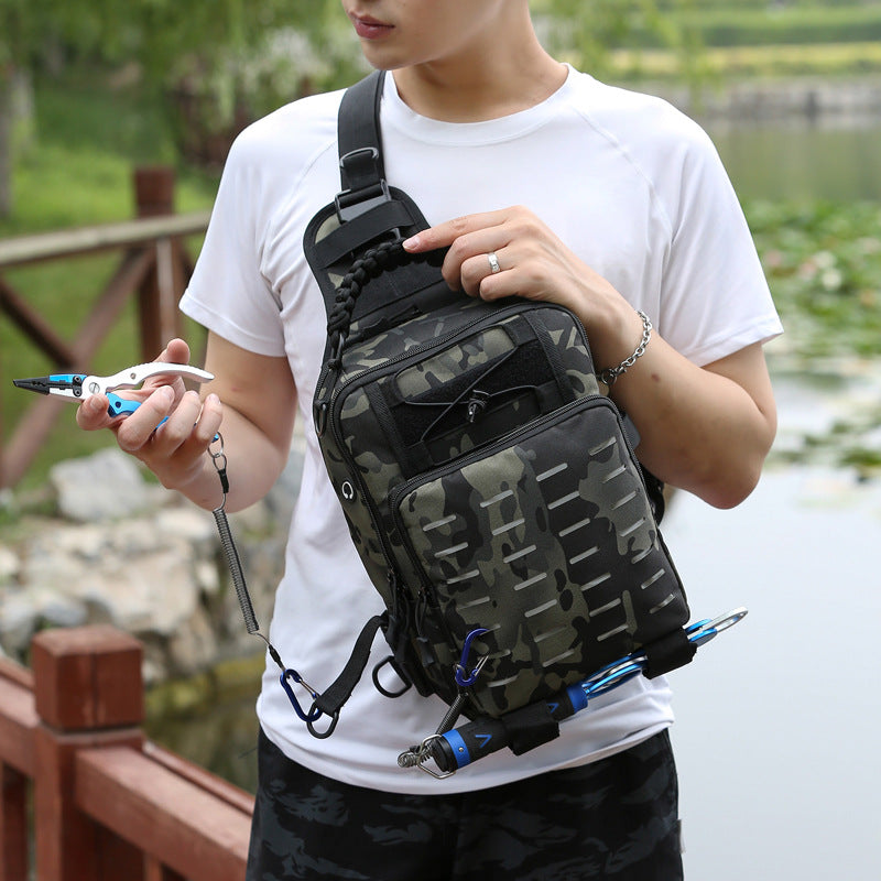 Bumibox Crossbody Fishing Rod & Gear Backpack