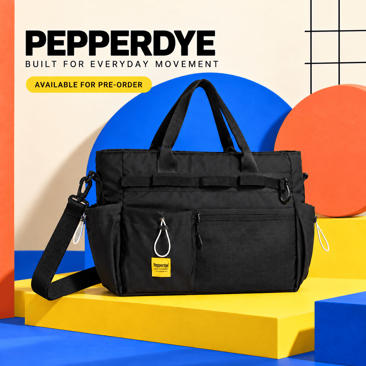 Pepperdye Cinnamon 2-Way Tote & Sling Bag - Bumibox