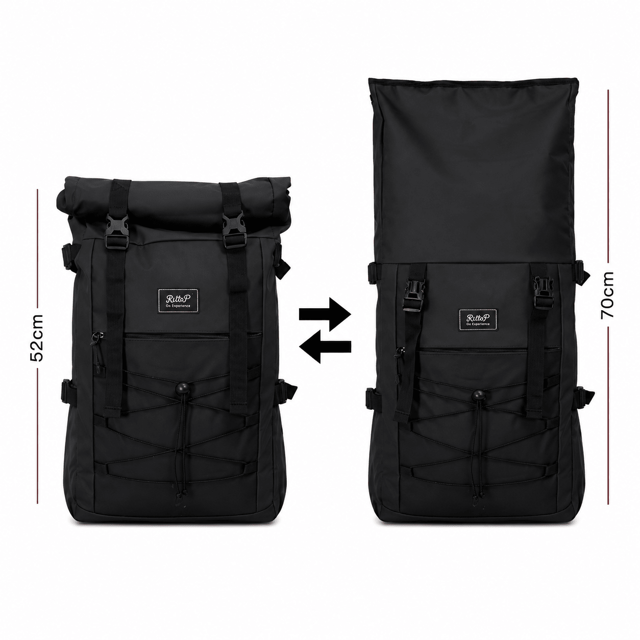 Rittop Top Fold Waterproof Backpack - Bumibox
