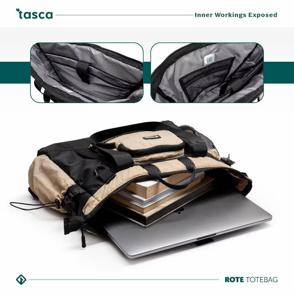 ROTE Pack 3 ways totebag - Beige - Bumibox