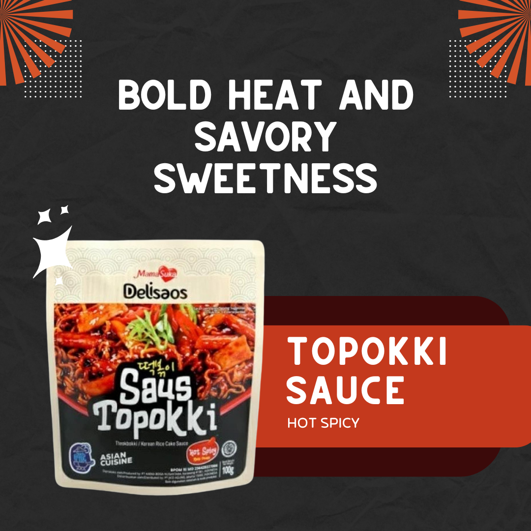 MamaSuka Delisaos Hot Spicy Topokki Sauce – 100 g