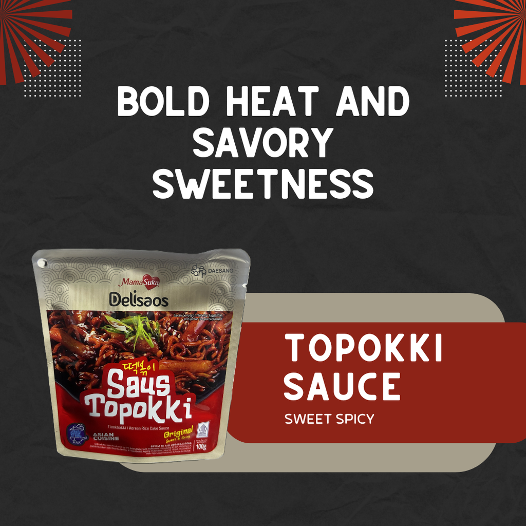 MamaSuka Delisaos Hot Spicy Topokki Sauce – 100 g