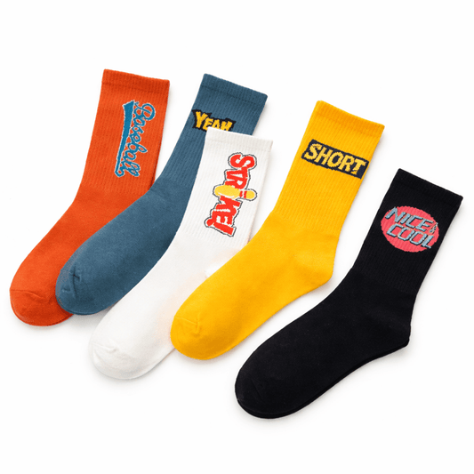 Urban Graphic Crew Socks - Bumibox