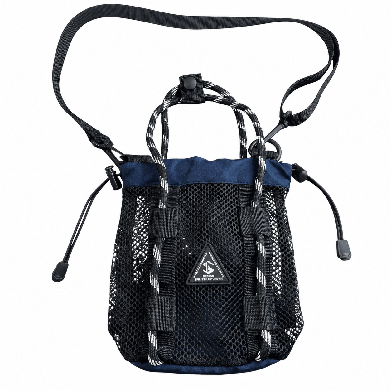 Urban Mesh Mini Sling Bag (Navy Blue) - Bumibox