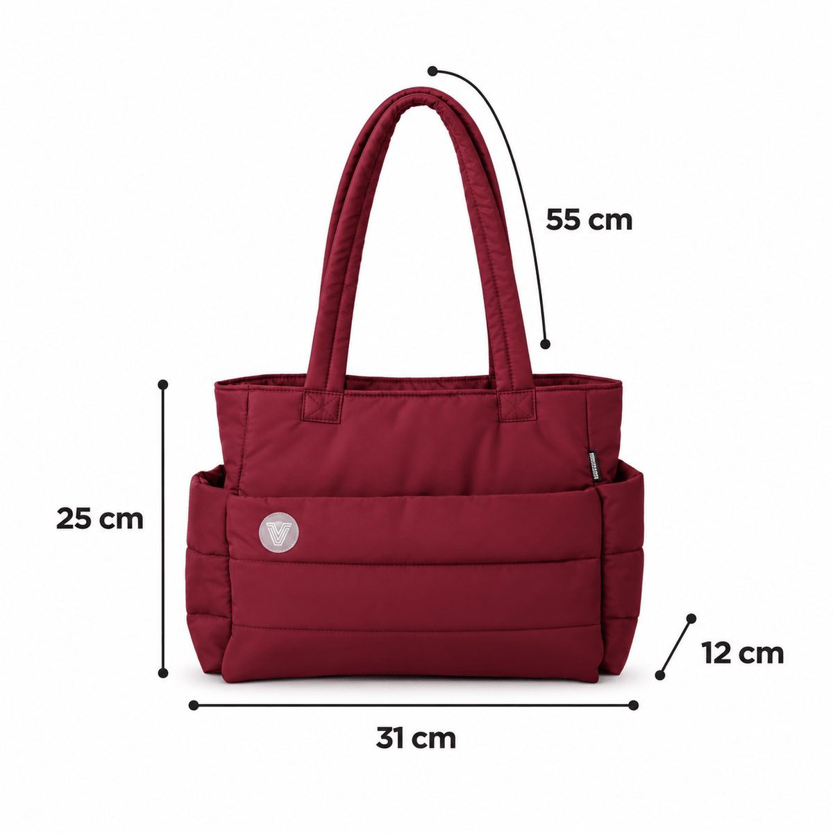 Vayra Water-Repellent Nylon Tote Bag - Bumibox